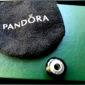 Pandora black onyx bead